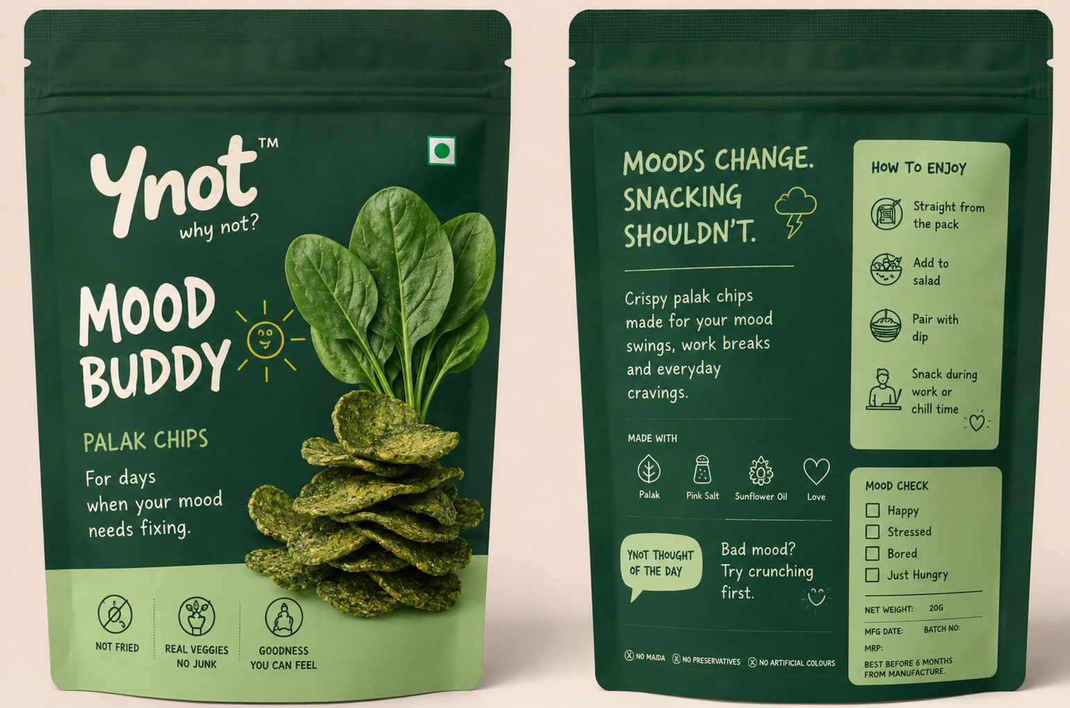 Palak chips